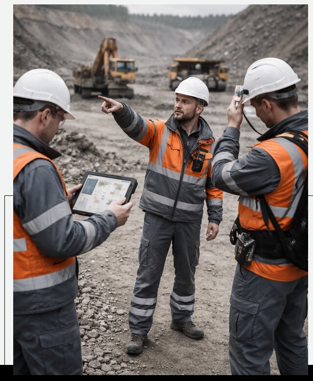 Система контроля персонала для горнодобывающей отрасли в Новороссийске