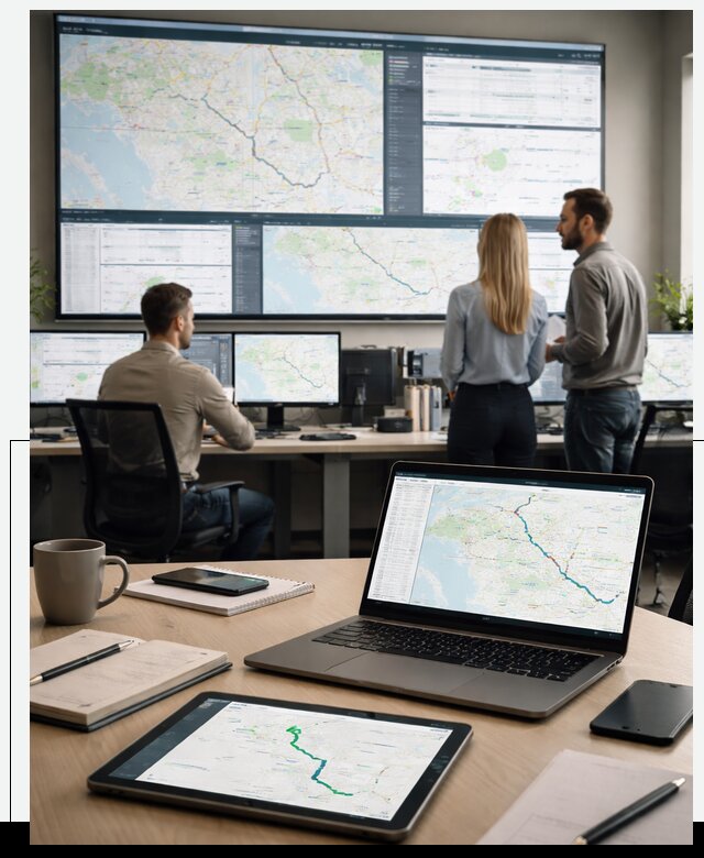 Трекинг грузов и Fleet Management, мониторинг автопарка в Новороссийске